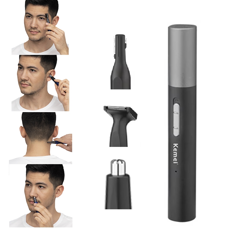 Men'S Grooming Essentials - Kemei Pro Şarj Edilebilir Burun Kılı