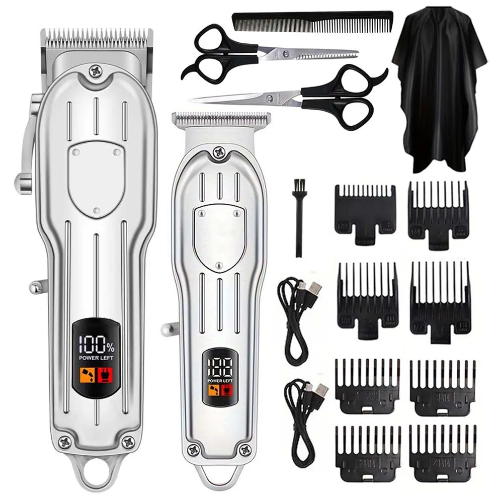 Men'S Grooming Essentials - Elektrikli Saç Kesme Makinesi Ekranlı Dijital