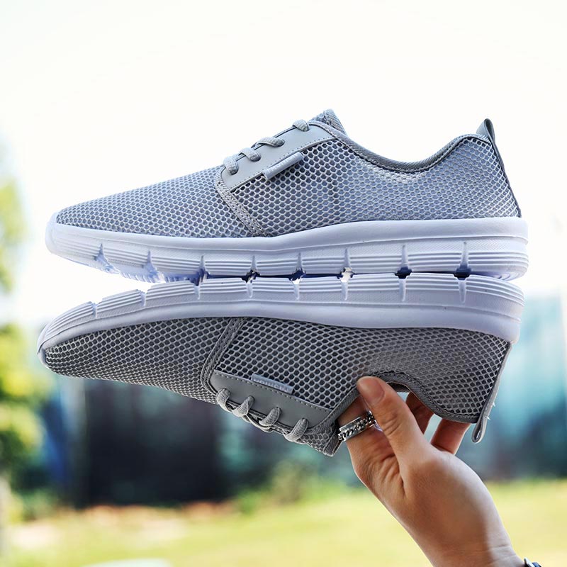 Men'S Grooming Uk - Büyük boy yaz nefes erkek Sneakers