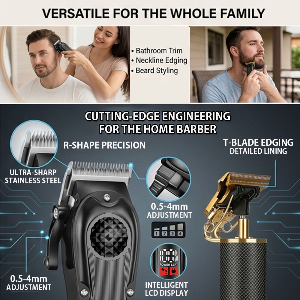 LED Ekranlı Profesyonel Saç Ke - Men'S Grooming Essentials incelemesi ve fiyatı