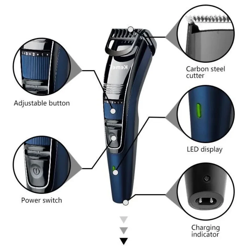 Kemei 632 0.5-10mm Ayarlanabil - Men'S Face Grooming incelemesi ve fiyatı