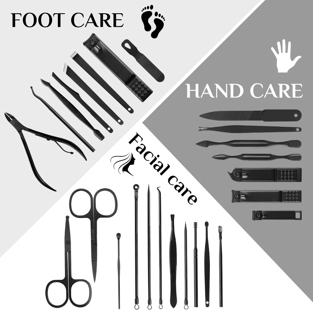 Profesyonel 26 Parçalı Paslanm - Mens Grooming Kit Gift Set incelemesi ve fiyatı