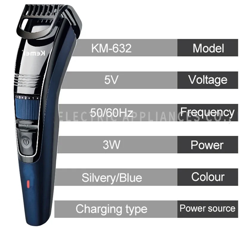 Kemei 632 0.5-10mm Ayarlanabil - Men'S Face Grooming incelemesi ve fiyatı
