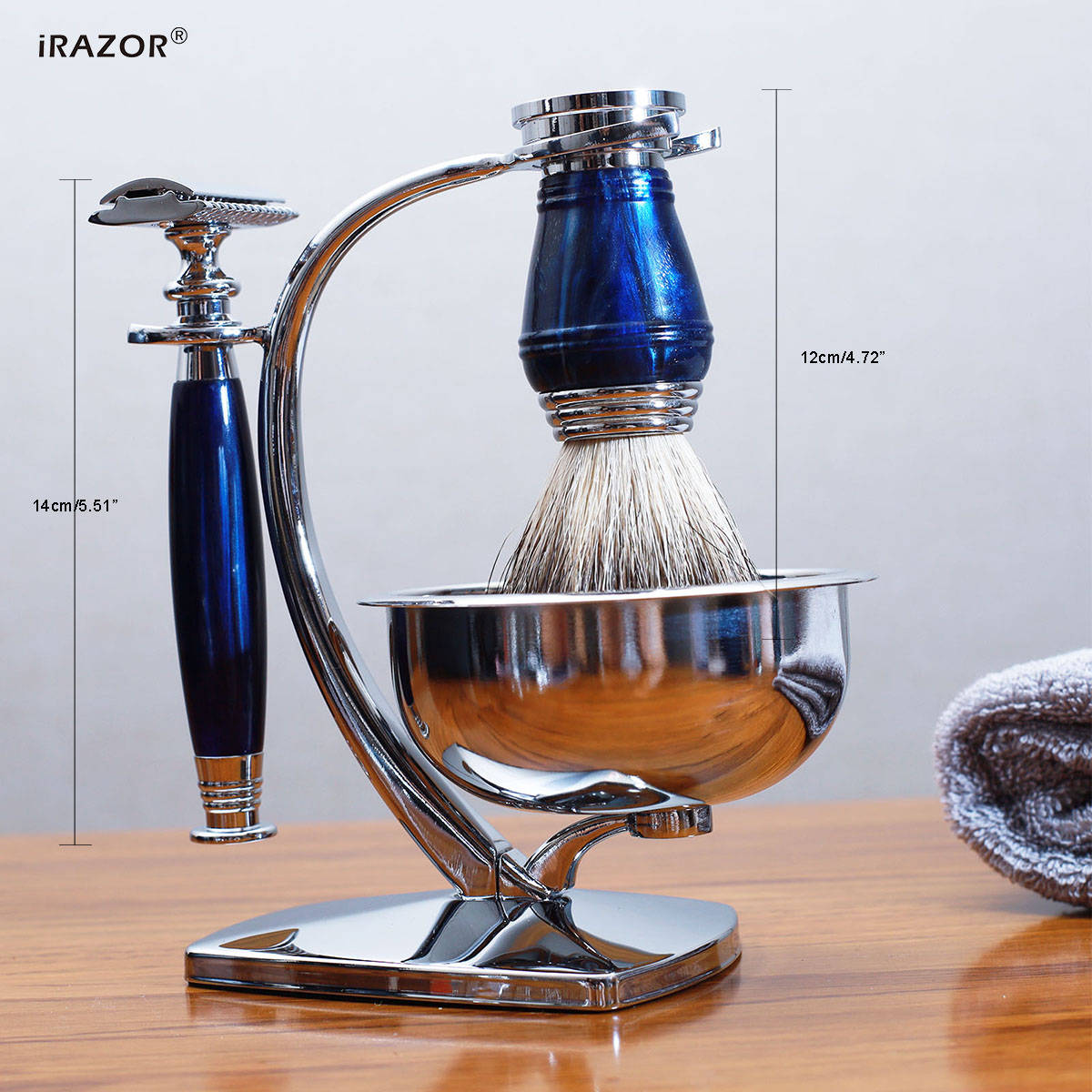 iRAZOR Royal Blue Lüks Erkek T - Mens Grooming Kit Gift Set incelemesi ve fiyatı