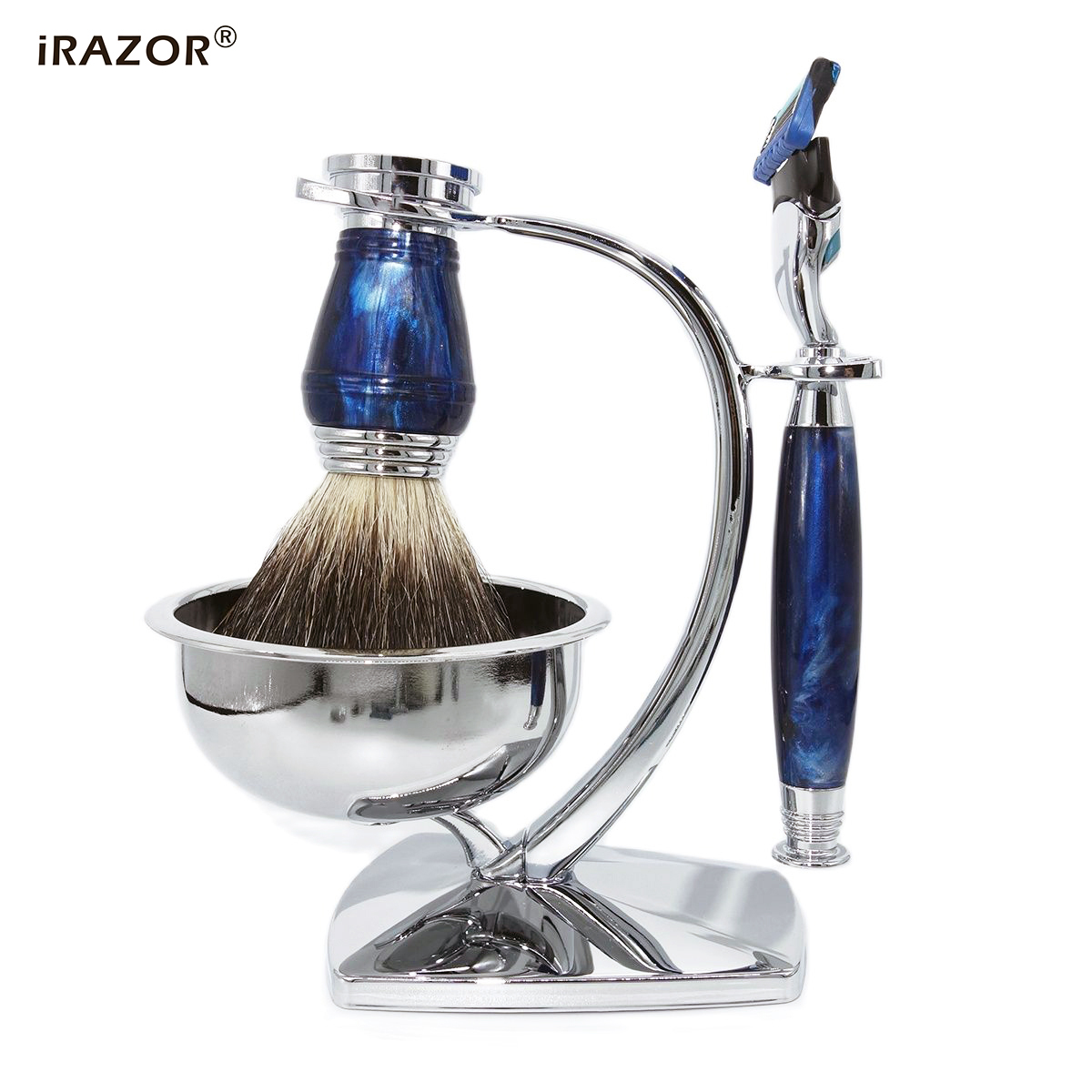 iRAZOR Royal Blue Lüks Erkek T - Mens Grooming Kit Gift Set incelemesi ve fiyatı