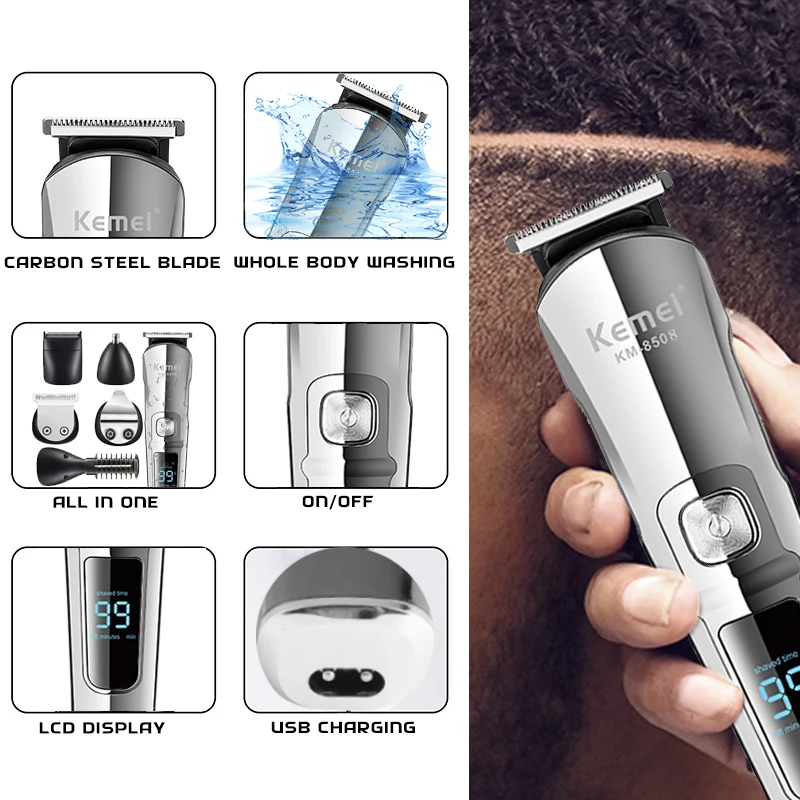 Kemei Profesyonel Çok Fonksiyo - Men'S Grooming Essentials incelemesi ve fiyatı